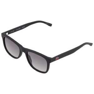 Lacoste Black and Gray Unisex Sunglasses